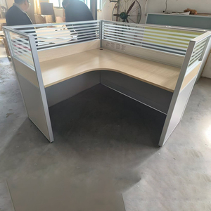 Scrivania Direzionale Multifunzionale LIWEI in MFC, Postazione di Lavoro Modulare Aperta per Ufficio con Più Posti - Product Image 6