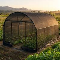 Hoge kwaliteit HDPE TUNIU zwarte schaduwdoek voor bloementuin zonwering tuinbouw UV-bescherming buitenlandbouw