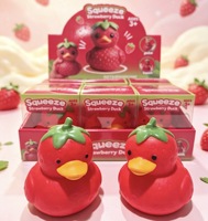 Jouet Squishy Alimentaire en TPR à Rebond Lent, Bestseller Transfrontalier, Fraise, Raisin, Carotte