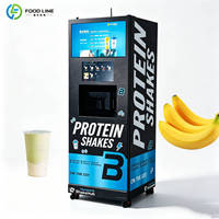 Máquina Expendedora de Proteína Inteligente para Gimnasio, Máquina Expendedora de Proteína con Pantalla Táctil