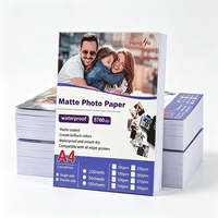 Kertas Foto Matte A4 Grosir Pabrik Lapis Ganda Anti Silau 100 Lembar/Pak Kertas Foto Matte untuk Semua Printer Inkjet