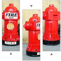 Mini borne d'incendie tirelire personnalisée pompier cadeaux bouche d'incendie miniature tirelire boîte décorations pompier fête décor