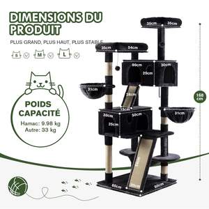 Árbol <span class=keywords><strong>para</strong></span> <span class=keywords><strong>Gatos</strong></span> de Madera de Lujo Personalizado OEM con Rascadores de Peluche, Torre Multifuncional <span class=keywords><strong>para</strong></span> <span class=keywords><strong>Gatos</strong></span> con Postes Rascadores y <span class=keywords><strong>Casa</strong></span> <span class=keywords><strong>para</strong></span> <span class=keywords><strong>Gatos</strong></span> - Product Image 4