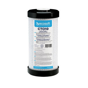 Filtre à charbon actif Ecosoft Cto10, 4,5 po x 20 po, cartouche de filtration d'eau - Product Image 1