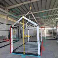 Maisons conteneurs modulaires à structure détachable, bâtiments préfabriqués sur le marché européen