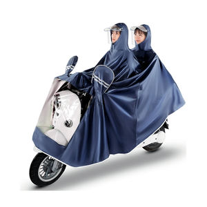 Extérieur imperméable double manteau <span class=keywords><strong>de</strong></span> <span class=keywords><strong>pluie</strong></span> <span class=keywords><strong>de</strong></span> <span class=keywords><strong>moto</strong></span> Poncho Scooter imperméable <span class=keywords><strong>Cape</strong></span> pour les cyclistes - Product Image 1