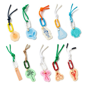 Nuovo Ciondolo a Forma di Fiore, Ciliegia, <span class=keywords><strong>Conchiglia</strong></span> di Gambero, Vela, Albero di Cocco, Fiocco, Accessori Fai da Te per Borsa da Donna, Regalo, Accessori Gioielli, Ingrosso - Product Image 1