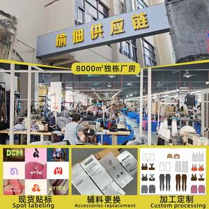 <span class=keywords><strong>Pantalon</strong></span> de yoga large effet seconde peau pour femme, taille haute, effet galbant fessier, en Spandex/Nylon, anti-transpiration, pour le sport transfrontalier - Product Image 3