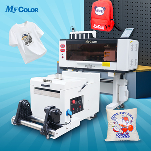 Mycolor dtf máy in impresora 60cm 30cm powderless xp600 i3200 A1 A4 A2 A3 Đầu Kép 4 đầu máy tính để bàn thiết lập tốc độ cao Áo Thun mực - Product Image 1