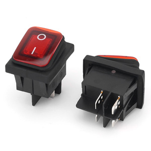 Rocker chuyển đổi LED on off 30A/250V nặng 4 pin dpst IP67 12V 220V 30x22 kín không thấm nước Thuyền biển chuyển đổi chuyển đổi chuyển đổi - Product Image 5