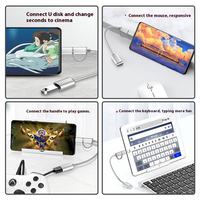 Adaptateur USB Type-C + Micro 2-en-1 avec fonction OTG, neuf, protection OTP pour téléphones mobiles, tablettes et ordinateurs portables