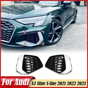 สำหรับ A3 Sline S-line ปี 2021 2022 2023 ฝาครอบกระจังหน้ากันชนพร้อมไฟตัดหมอก รุ่น 8YG807671A 8YG807672A กรอบไฟตัดหมอก - Product Image 1