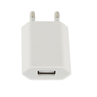 Cargador de Viaje USB Mini de Carga Rápida de 5W con un Solo Puerto, Adaptador Universal con Enchufe Europeo, 5V 1A, Delgado, PD, para Laptop, Auriculares, OVP