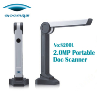 Eloam S200L Scanner de bureau portable automatique à plat A4 OCR Interface USB Code 2D 1S haute vitesse continu