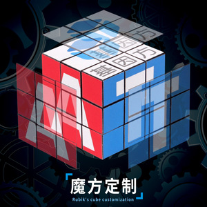 Cubo de Rubik Personalizado 3x3 con Impresión UV para Regalos Promocionales, Juguete de Plástico para Estimular el Cerebro de Adolescentes - Product Image 1