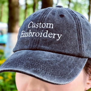 Wholesale Hats Caps Custom Letter Embroidery 3D Breathable Waterproof Cotton <b>Fabric</b> Baseball Caps Golf Hats 5/6-Panel Outdoor - Product Image 2