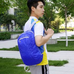 Sac à dos pliable léger personnalisé, sac de voyage durable pour l'extérieur, sac d'entraînement scolaire pour hommes et femmes - Product Image 4