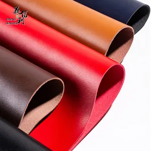 Custom PU Artificial Leather Hydrolysis Resistant Waterproof Semi Scratch-Resistant PU Sofa Leather Microfiber For Car Seat Sofa