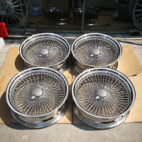 Ruedas de Alambre Doradas con Diseño Cóncavo, Ruedas Forjadas Desmontables de 17 y 18 Pulgadas 5x112 5x114.3 para Mercedes W205 W213 C63 E63 S63 AMG