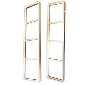 Four Way Switch Socket Frame 86 Type Concealed Aluminum Panel Multi Location Control - Product Image 1