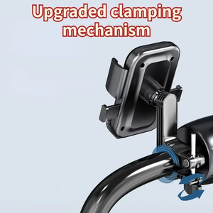 Moto biciclette porta telefono rotazione libera per telefono cellulare staffa di navigazione per la guida antiurto per IPhone Xiaomi Samsung - Product Image 4