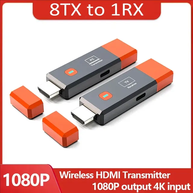 HDMI Extender Kit Wireless 50M Transmission Video Transmitter Receiver Wireless Display Adapter Cable Screen Mirror For Laptop