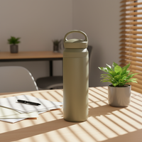 Bouteilles isothermes en acier inoxydable à double paroi de 350 ml et 500 ml, personnalisables avec logo, pour l'extérieur et le bureau, vente en gros