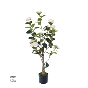 <span class=keywords><strong>Planta</strong></span> Artificial <span class=keywords><strong>de</strong></span> Camelia en Maceta <span class=keywords><strong>de</strong></span> Plástico para Interiores y Exteriores, Decoración para Hogar, Oficina y Jardín, Plantas Artificiales, Árbol Artificial - Product Image 4