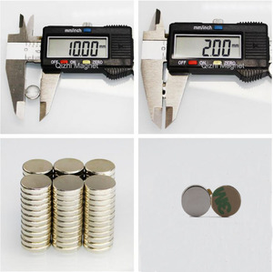 Aimants N38 Grade10x2mm D2mm 3mm 4mm 5mm 6mm 8mm 10mm 12mm 15mm 18mm 20mm N35 N42 N52 <span class=keywords><strong>Aimant</strong></span> à disque NdFeB N52 <span class=keywords><strong>Aimant</strong></span> néodyme à disque - Product Image 6