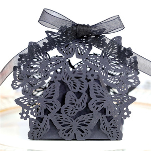 Nouvelle tendance découpé au Laser <span class=keywords><strong>Origami</strong></span> papier pliant Silm 250g carte emballage mariage bonbons Ferrero Rocher chocolat Gif boîte biodégradable - Product Image 1