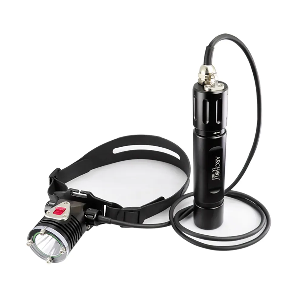 ARCHON DH25 WH31 Diving Headlight max 1000 lumen 100 meters Underwater torch Dive Head light with 26650 battery charger