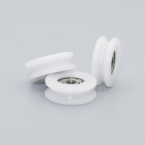 623ZZ Factory Direct Supply Bearing-Coated Plastic 3*17*6mm <b>Door</b> & Window <b>Rollers</b> with POM Wear-Resistant U-Groove Guide Wheels - Product Image 1