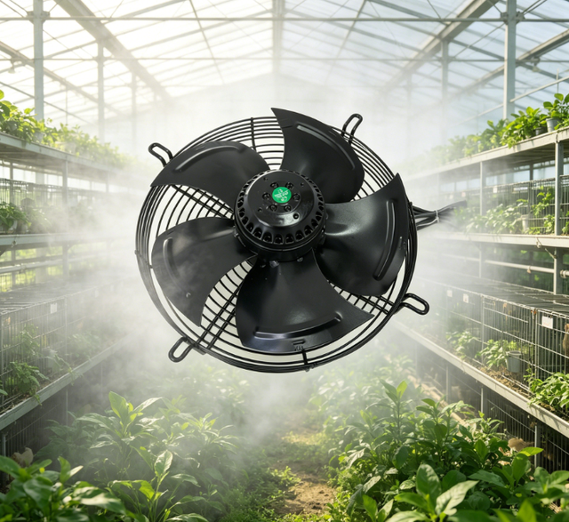 300mm AC External Rotor Axial Flow Exhaust Industrial Fan Agriculture Animal Husbandry Ball Bearing Ventilator 380V 2650RPM