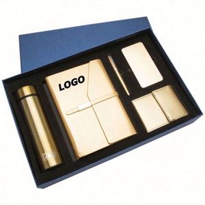 Custom Leather <b>Notebook</b> Gift <b>Set</b> with Digital Printing-Branded Corporate Gifts for Clients & Employees - Product Image 1