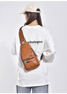 Sac à dos de voyage en gros 2026 – Sac messager tendance pour homme, grande capacité, de luxe, de créateur, rétro, à bandoulière unique - Product Image 2