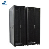 Armoire serveur mobile 24U demi-rack 19 pouces pour serveurs bas/moyen débit, en acier SPCC, IP20, certifiée CE, garantie 1 an