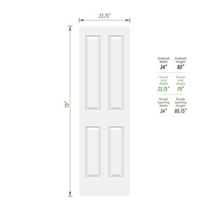 Puertas Plegables Acústicas Modernas y Económicas de 32 Pulgadas, de MDF Comercial, para Hotel, Villa, Hospital, con Accesorios para Puertas Plegables - Product Image 3