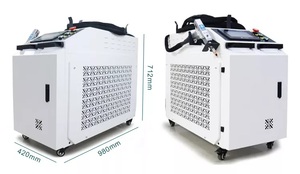 เครื่องเชื่อมเลเซอร์แบบพกพา 3 in 1 รุ่นใหม่ ปี 2023 กำลังไฟ 1500W 2000W 3000W สำหรับเชื่อม/ทำความสะอาด/ตัด - Product Image 4