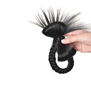 วิกผมทรงบันสีน้ำตาลเข้ม ทำด้วยมือจากเส้นใยทนความร้อนสูง เครื่องประดับศีรษะสำหรับเจ้าสาว เหมาะกับทุกรูปหน้า - Product Image 3