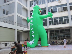 Inflatable Green Godzilla <b>Balloon</b> for Advertising Events-Waterproof & Sun Resistant - Product Image 4
