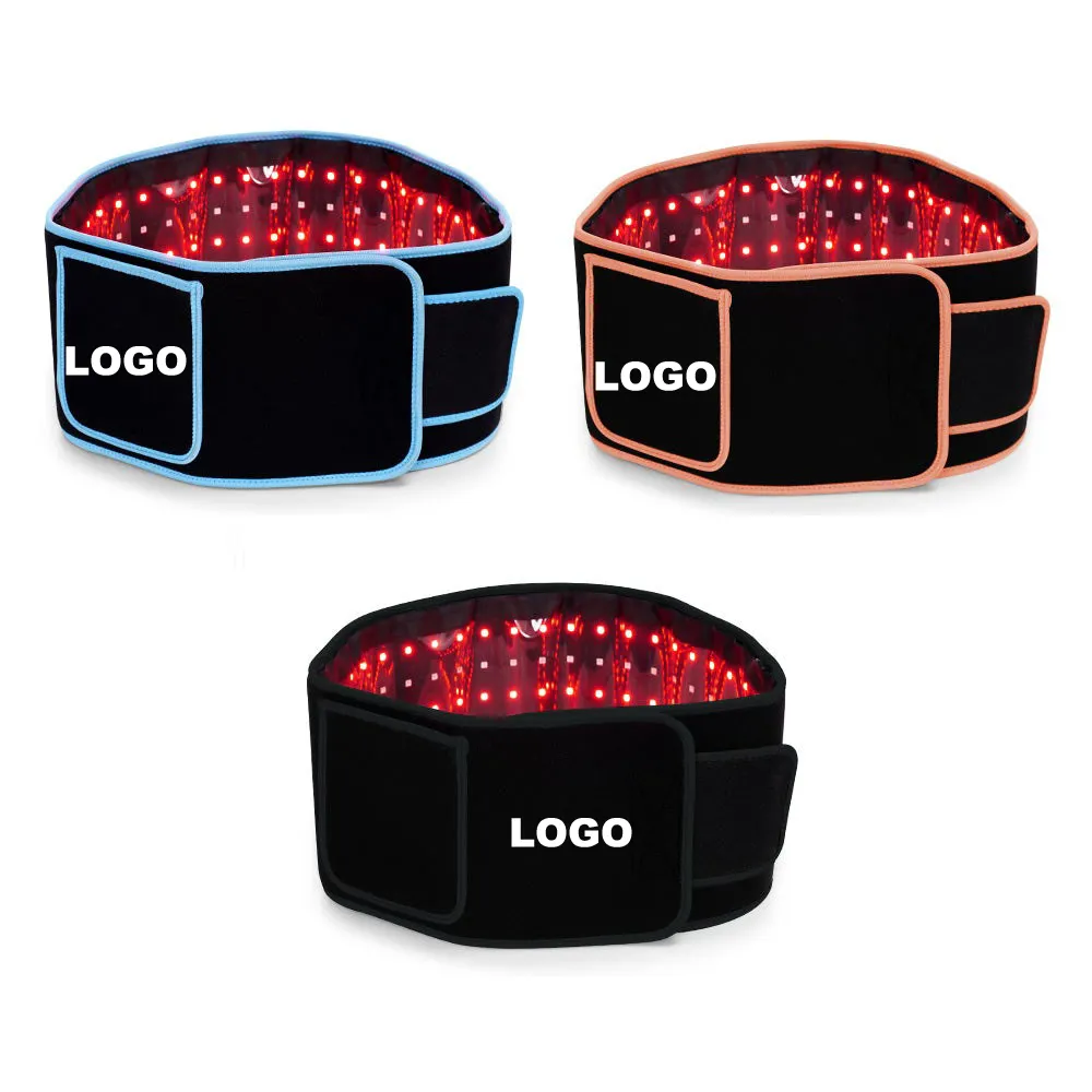 2023 New 660nm 850nm Hot Compress Red Light Belt Red Light Infrared Lighting Belt For Pain Relief