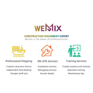 HZS25 Electric <b>Small</b> Concrete Batching Plant Ready Mix Line New PLC WEMIX Brand Long Service Life Construction Industries <b>Cement</b> - Product Image 6