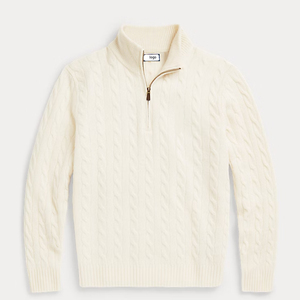 Áo len nam dệt kim cáp, cổ tròn, màu trơn, chất liệu cotton, sản xuất theo yêu cầu OEM & ODM - Product Image 5