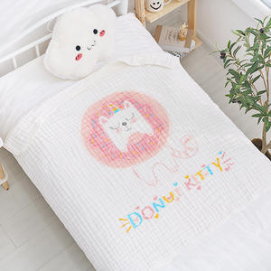 Couverture de réception d'hôpital en mousseline 9 plis 6 couches moelleux personnalisé ensembles de couvre-<span class=keywords><strong>lit</strong></span> doux pour bébé pour nouveau-nés literie pour enfants - Product Image 5