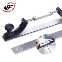 Lime à main multifonction en acier avec support en alliage d'aluminium - Lime à râper réglable pour métal, bois, aluminium, automobile, fibre de verre