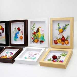 ขนาดที่กำหนดเอง4สีสีดำสีขาววอลนัทไม้3D เงากล่องกรอบ - Product Image 1