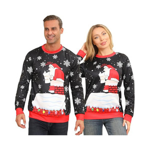 <span class=keywords><strong>T</strong></span>-<span class=keywords><strong>shirt</strong></span> et sweat-<span class=keywords><strong>shirt</strong></span> unisexe surdimensionné <span class=keywords><strong>de</strong></span> Noël <span class=keywords><strong>moche</strong></span>, drôle, grossier, sexuel, Noël, design imprimé en 3D - Product Image 1