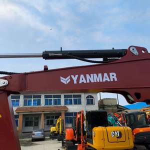 Excavatrice compacte sur chenilles en caoutchouc YANMAR VIO55 avec brise-roche, tarière, grappin et accessoires de travail - Product Image 5