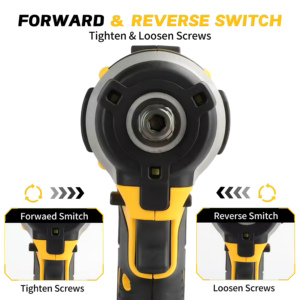 Cờ lê tác động không dây chất lượng cao DWT DCF922, pin sạc 20V, dụng cụ điện công nghiệp, tua vít tác động không dây - Product Image 4