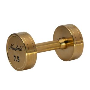 Haltères ronds de qualité supérieure, plaqués or titane, surface sablée, plusieurs options de poids, durables pour le corps, les bras, la salle de sport <span class=keywords><strong>à</strong></span> domicile - Product Image 2